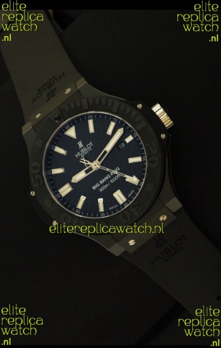 Hublot Big Bang Kind Full Ceramic Carbon Dial 1:1 Mirror Edition Swiss Replica Watch 
