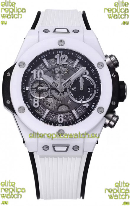 Hublot Big Bang Unico White Ceramic Casing 1:1 Mirror Edition Swiss Replica Watch
