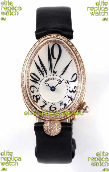 Breguet Reine De Naples Ladies Rose Gold Swiss 1:1 Edition Replica Watch 