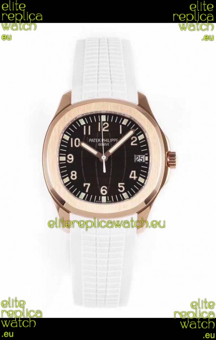 Patek Philippe Aquanaut 5167R Rose Gold 1:1 Mirror Replica Watch - Black Dial