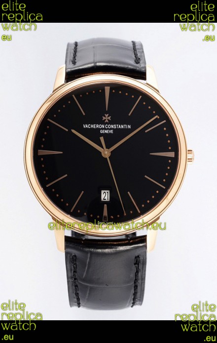 Vacheron Constantin Patrimony Rose Gold 1:1 Mirror Replica Watch 40MM 904L Steel 