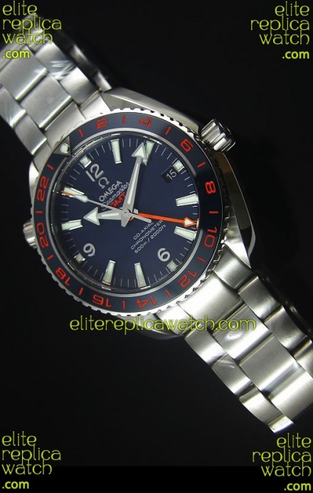Omega Seamaster Planet Ocean 600M GMT Good Planet Swiss 1:1 Mirror Replica 