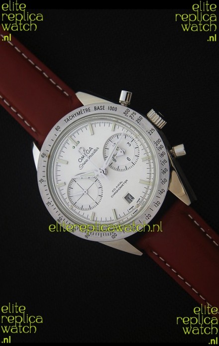 Omega Speedmaster 57 Co-Axial Chronograph Watch in Leather Strap