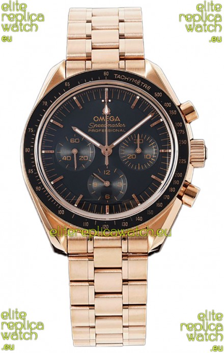Omega Speedmaster Rose Gold Co-Axial Chronograph 41MM 1:1 Mirror Replica Watch