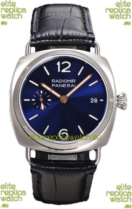 Panerai Radiomir PAM1293 Quaranta 40MM 904L Steel Blue Dial Watch in 1:1 Mirror Replica 