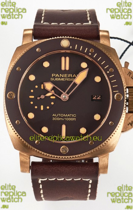 Panerai Super Clone Submersible PAM968 Bronzo Swiss P9010 Movement Watch
