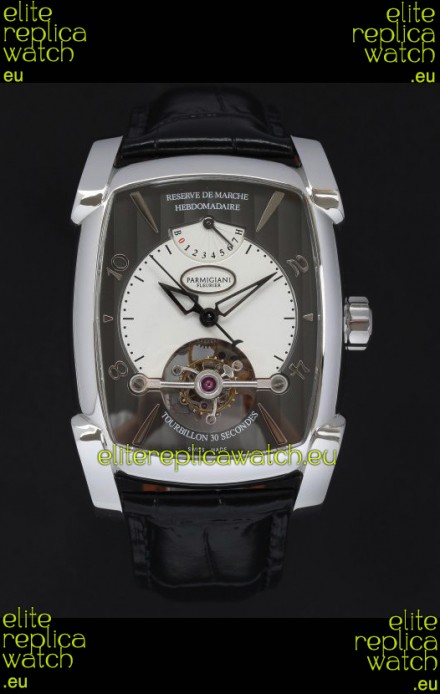 Parmigiani Fleurier Kalpa XL Stainless Steel 1:1 Genuine Tourbillon Swiss Replica Watch 