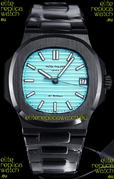 Patek Philippe Nautilus 5711 AET Remould Black Ceramic Tiffany Green Edition Swiss Replica Watch