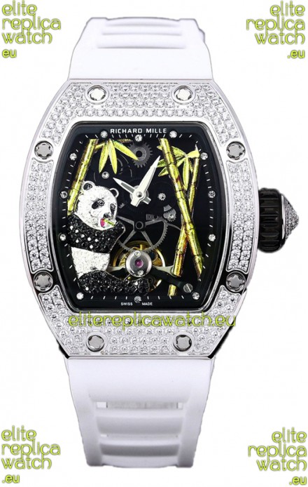 Richard Mille RM26-01 Tourbillon Panda Stainless Steel Casing Swiss Movement Watch 
