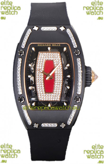 Richard Mille RM007 Black Ceramic Automatic Superclone Swiss Replica Watch