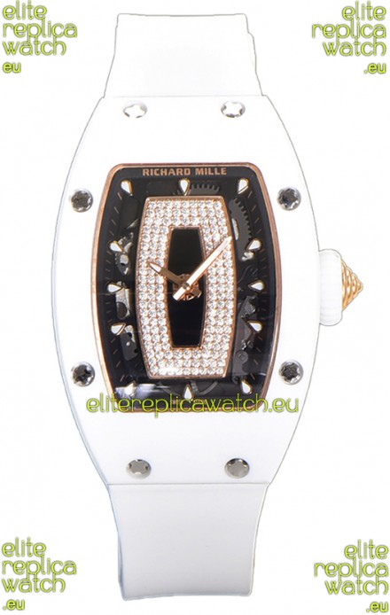Richard Mille RM007 White Ceramic Automatic Superclone Swiss Replica Watch
