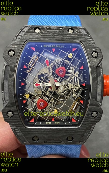 Richard Mille RM27-04 Carbon Fiber Casing 1:1 Swiss Replica Watch 