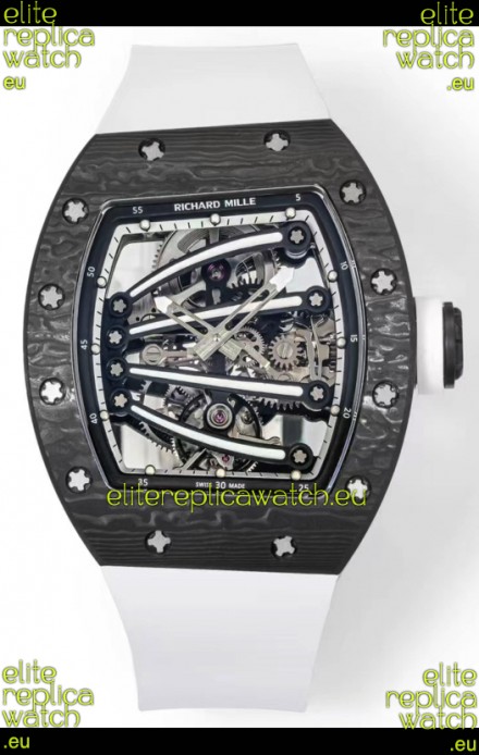 Richard Mille Super Clone RM59-01 Carbon NTPT Case Black Dial Swiss Replica Watch