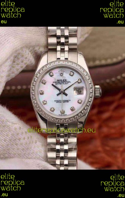 Rolex Datejust Ladies 28MM Cal.3135 Movement Swiss Replica in 904L Steel Casing