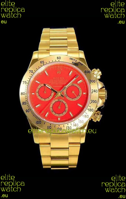 Rolex Daytona 116508 Yellow Gold Original Cal.4130 Movement - 1:1 Mirror 904L Steel Watch