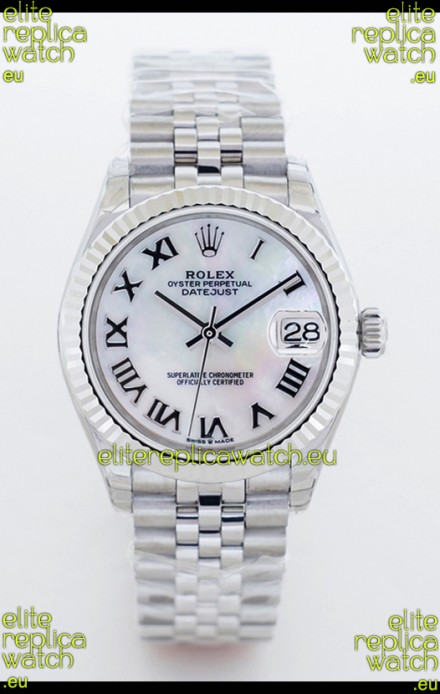 Rolex Datejust M126234 36MM ETA2836 White Mother of Pearl Dial - Roman Numerals 