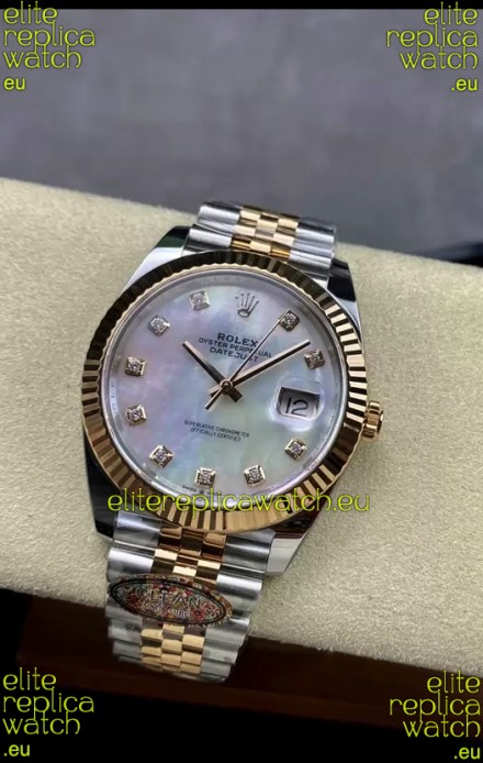 Rolex Datejust 126331 41MM ETA 3235 Swiss 1:1 Mirror Replica Watch in Rose Gold 904L Steel
