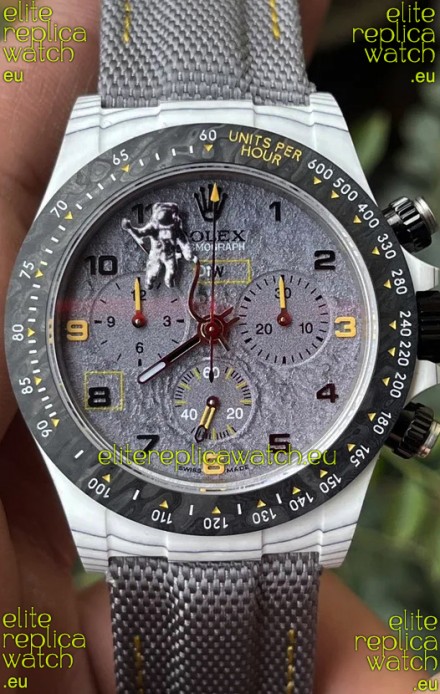 Rolex Cosmograph Daytona DiW Space Mission Carbon Fiber Watch Cal.4130 Movement