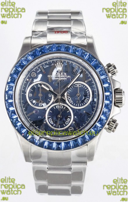 Rolex Daytona Super Clone "Artisans De Genève - Arolla Glacier" Edition Stainless Steel Watch 
