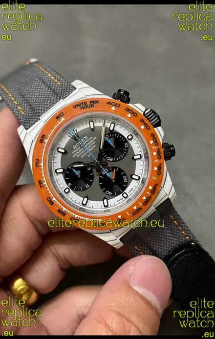 Rolex Cosmograph Daytona DiW OCELLARIS Edition White Carbon Fiber Watch - Cal.4130 Movement 
