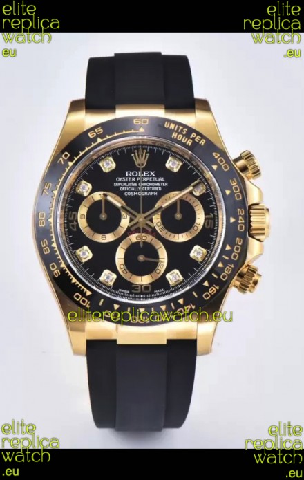 Rolex Cosmograph Daytona M116518LN Yellow Gold Original Cal.4130 Movement - 904L Steel Watch