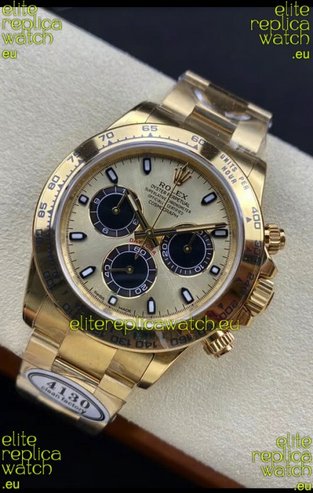 Rolex Cosmograph Daytona M116508-0014 Yellow Gold Original Cal.4130 Movement - 904L Steel Watch