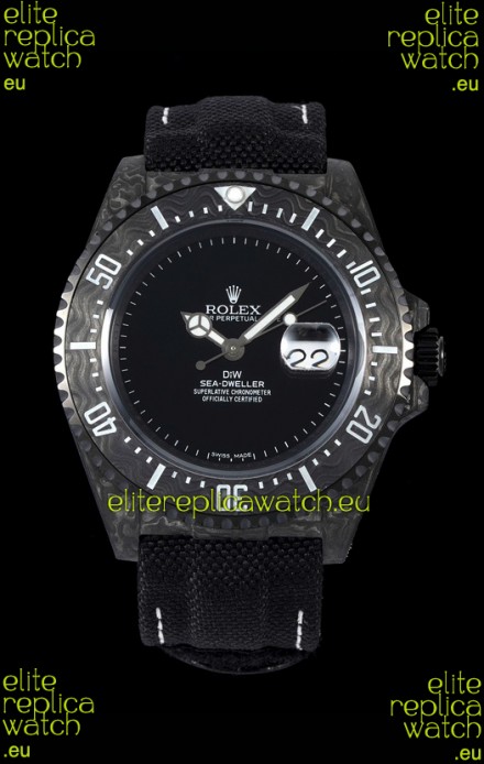 Rolex Sea-Dweller DiW Edition 43MM Carbon Bezel Swiss Replica Watch - 1:1 Mirror Replica