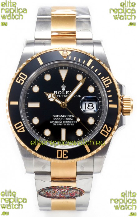 Rolex Submariner 41MM Date Ceramic Two Tone 126613LN - Replica 1:1 Mirror - Ultimate 904L Steel Watch