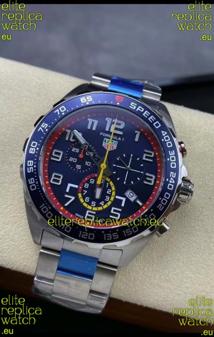Tag Heuer F1 Edition Swiss Quartz Watch in Blue Dial Stainless Steel Casing 