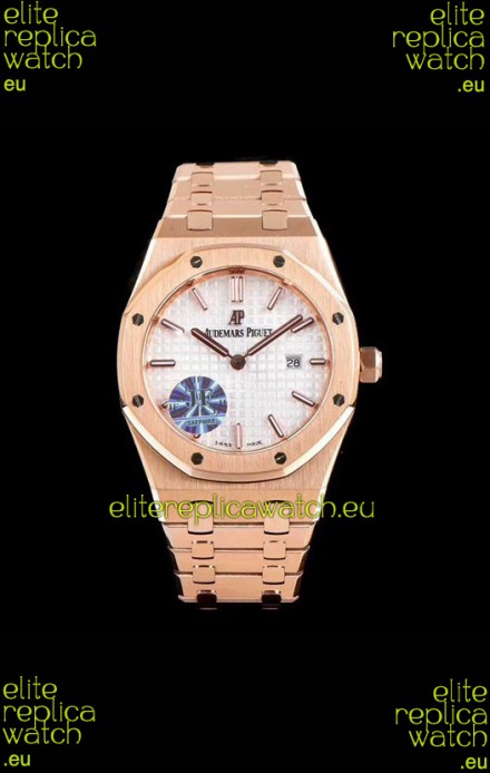 Audemars Piguet Royal Oak Quartz 33MM Swiss Watch Rose Gold - 1:1 Mirror Replica Edition