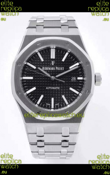 Audemars Piguet Royal Oak 41MM Black Dial 904L Steel CALIBRE 4302 Movement 1:1 Mirror Replica