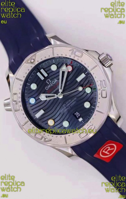 Omega Seamaster 300M Co-Axial Master Chronometer Beijing 2022 Edition 1:1 Mirror Replica