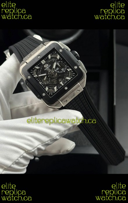 Hublot Square Bang Unico Titanium Case Super Clone Watch 