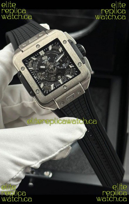 Hublot Square Bang Unico Titanium Case Ceramic Bezel Super Clone Watch 