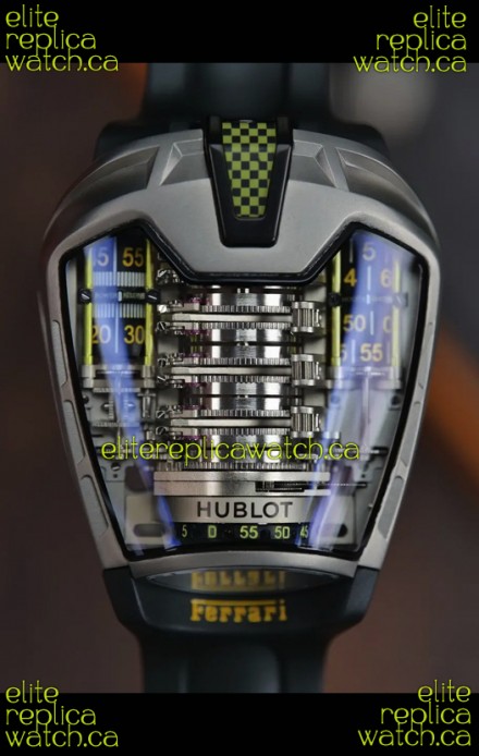 Hublot MP-05 La Ferrari Titanium Casing Hyper Clone Watch 