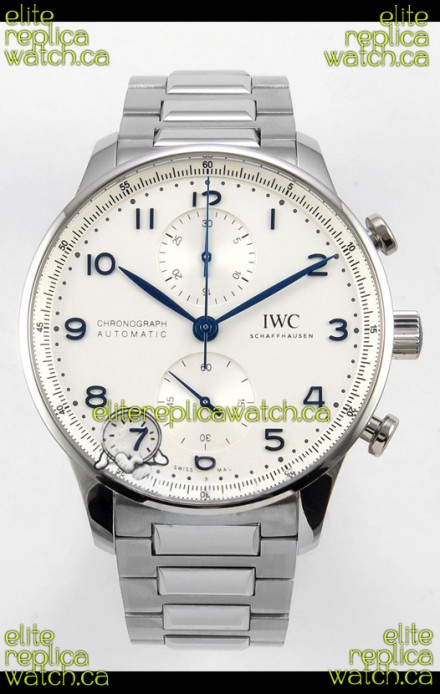 IWC Portuguese Chronograph White Dial Super Clone Watch 