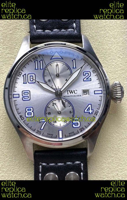 IWC PILOT'S Monopusher Steel Dial Replica Watch 