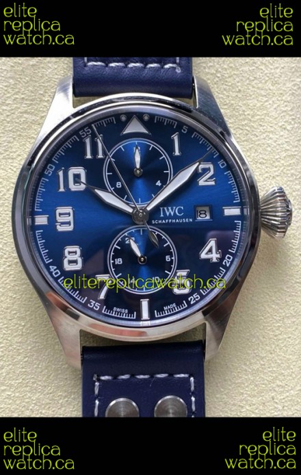 IWC PILOT'S Monopusher Le Petit Blue Dial Replica Watch 