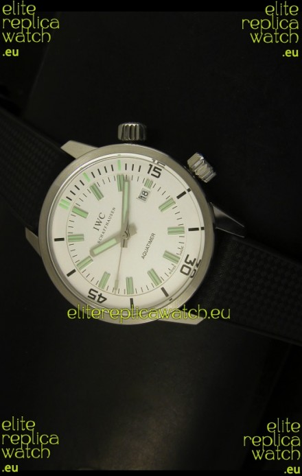 IWC Aquatimer Automatic Vintage 1967 Swiss Watch in White Dial