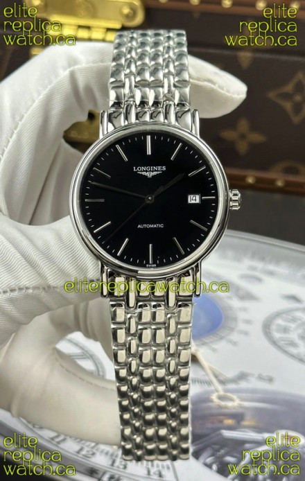 Longines Présence Automatic Black Dial 39MM Super Clone Watch 