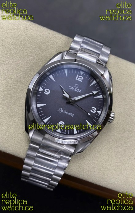 Omega Seamaster Railmaster Grey Dial Super Clone Watch 