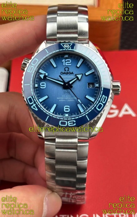 Omega Seamaster Planet Ocean 39.5MM Summer Blue Dial Super Clone Watch 
