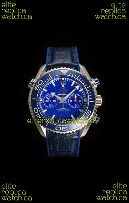 Omega Speedmaster Planet Ocean Blue Dial/Bezel Super Clone Watch 