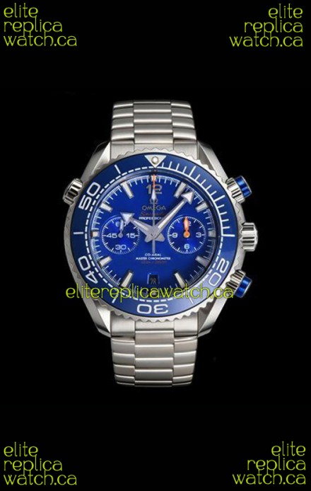 Omega Speedmaster Planet Ocean Blue Dial Super Clone Watch 