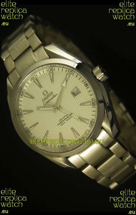 Omega Seamaster Aqua Terra Co-Axial Swiss Watch White Dial
