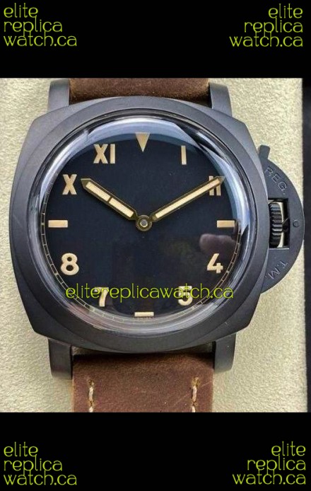 Panerai Luminor PAM00629 1950 3 Days Titanio DLC Coated Super Clone Watch 