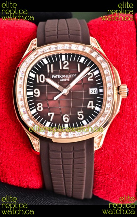Patek Philippe Aquanaut 5167 Rose Gold Brown Dial 38.5MM Watch