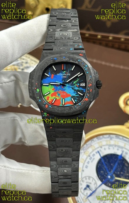 Patek Philippe Nautilus 5711 DiW Motley Carbon Super Clone Watch 