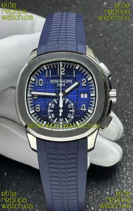Patek Philippe Aquanaut 5968 Steel Case Blue Dial Super Clone Watch 