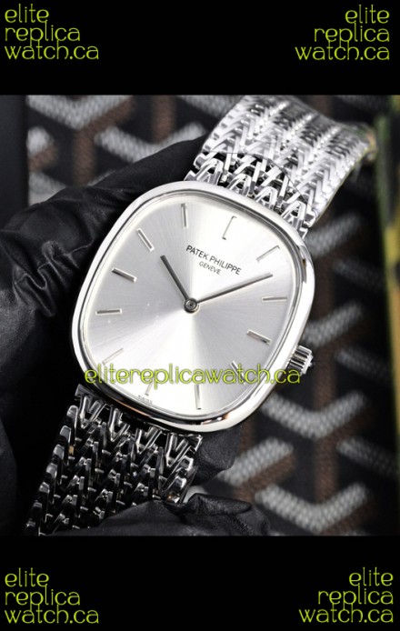 Patek Philippe Golden Ellipse 5738 Steel Dial Super Clone Watch 